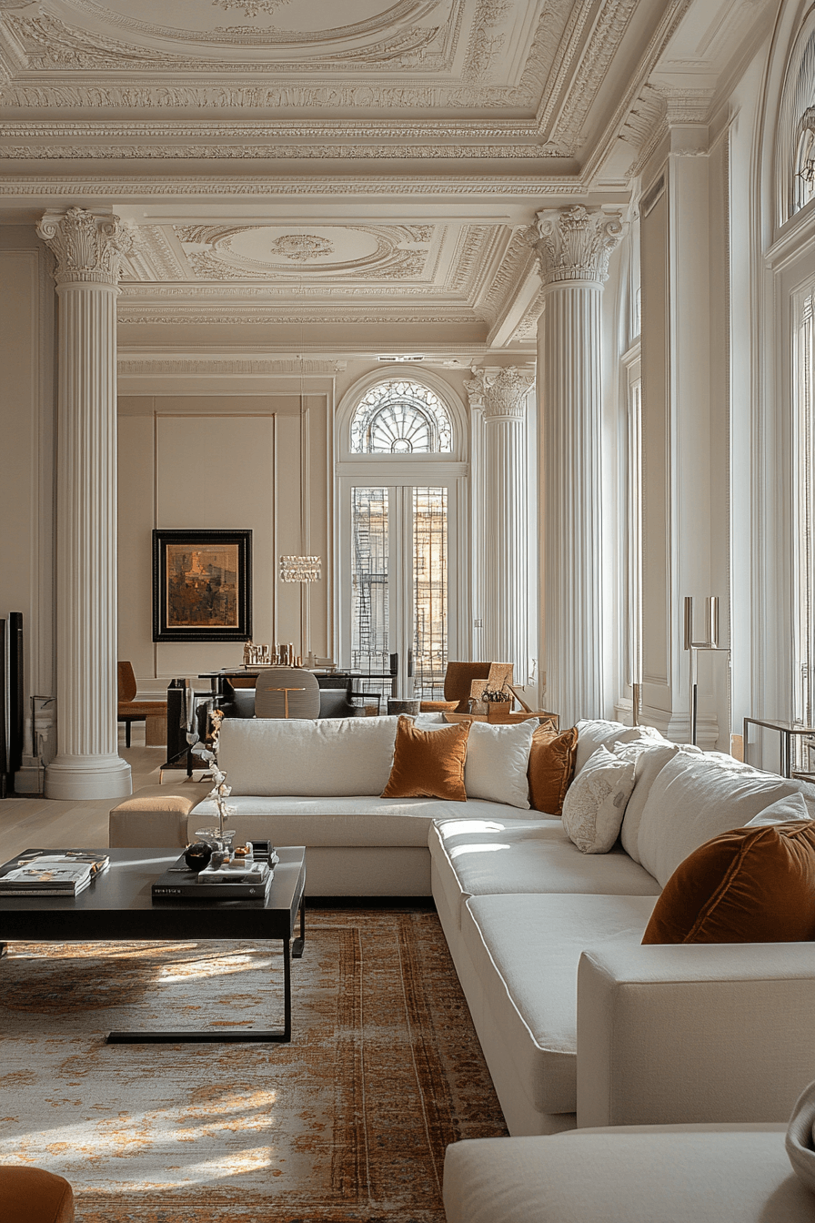 29 Neoclassical Interior Living Rooms to Bring Classic Beauty into Modern Living neoclassical interior living rooms