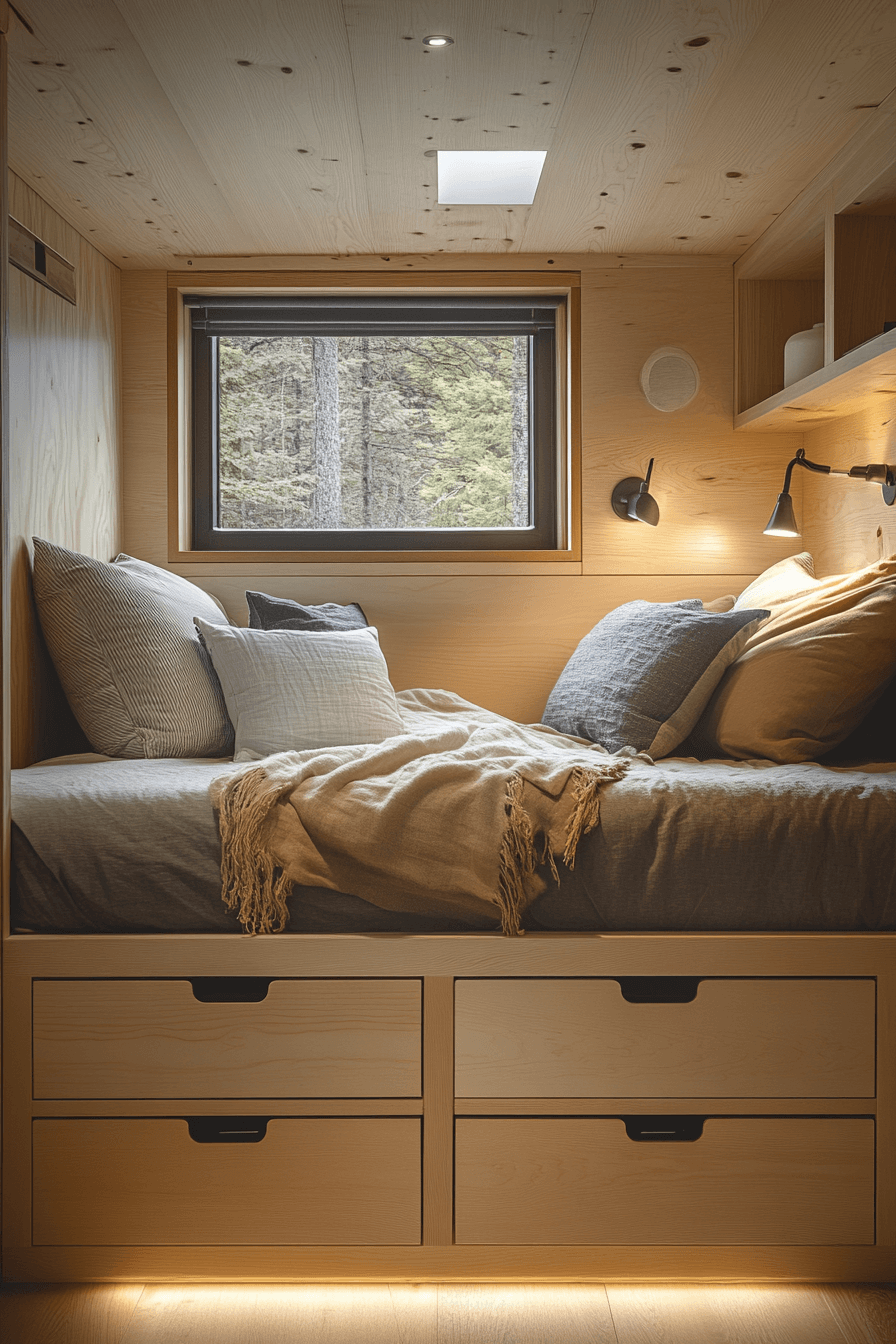 29 Tiny Cabins Interiors to Transform Your Small Space into a Sanctuary Tiny Cabins Interiors