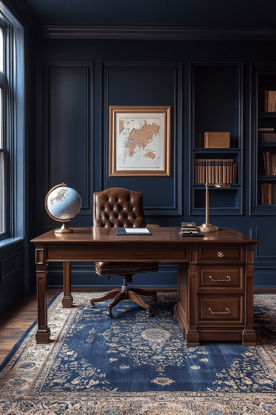 29 Moody Office Inspirations for a Comfortable and Inspiring Work Area moody office