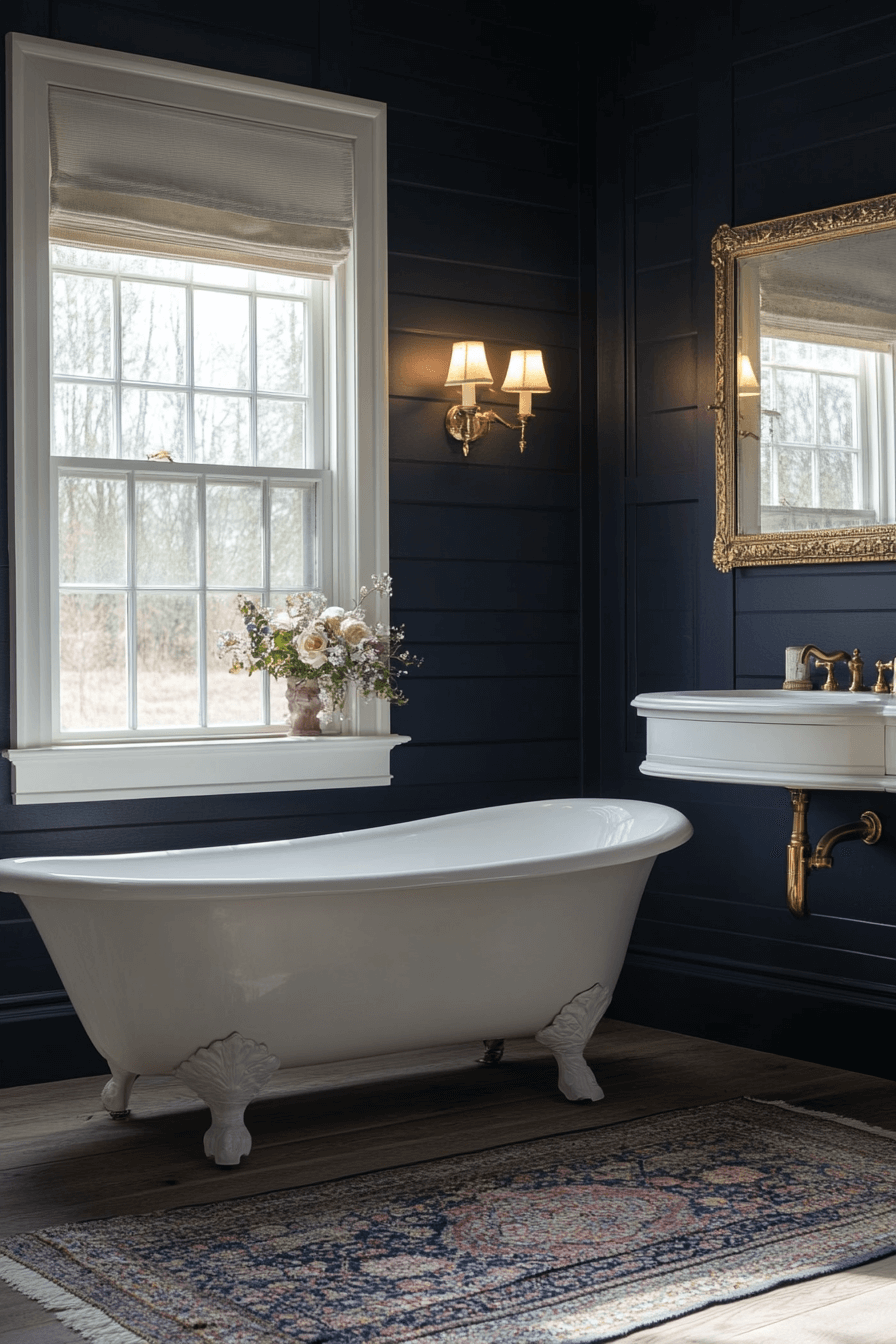 29 Moody Bathroom Designs That Will Elevate Your Home’s Aesthetic moody bathroom