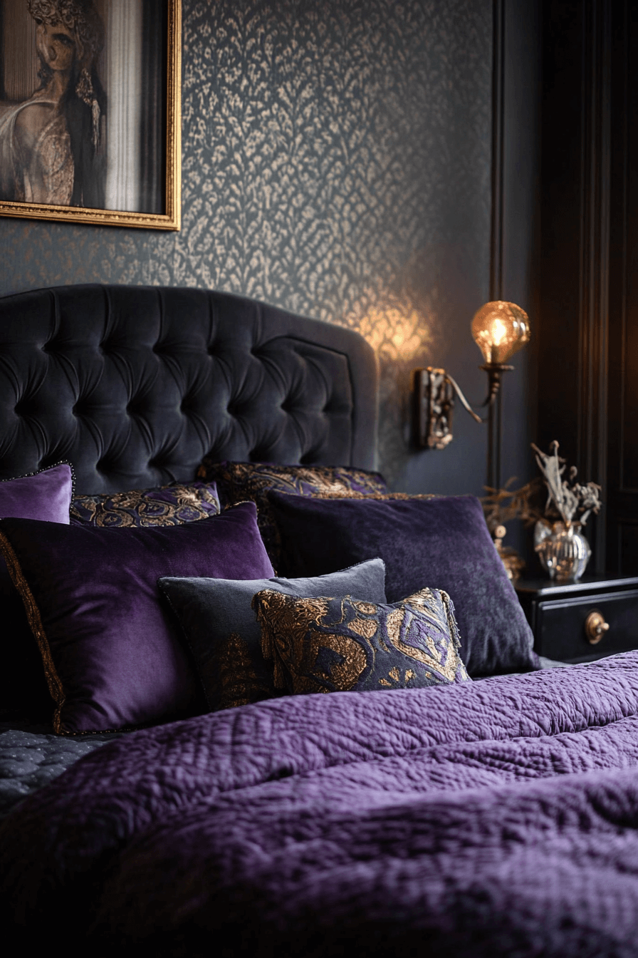 29 Moody Bedroom Ideas to Make Your Bedroom Feel Like a Luxurious Haven moody bedroom