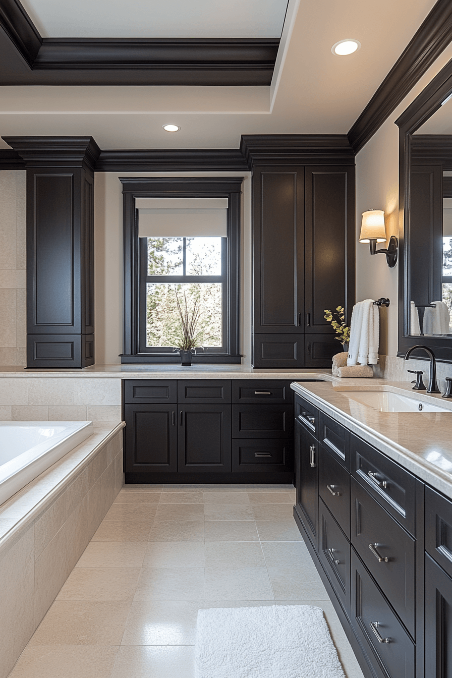 29 Moody Bathroom Designs That Will Elevate Your Home’s Aesthetic moody bathroom
