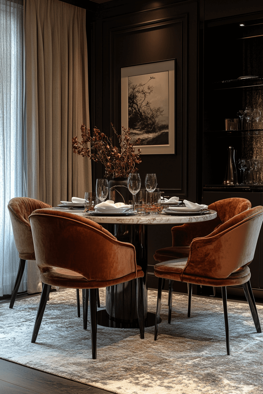 29 Moody Vintage Dining Room Ideas That Turn Mealtime Into a Mood moody vintage dining room