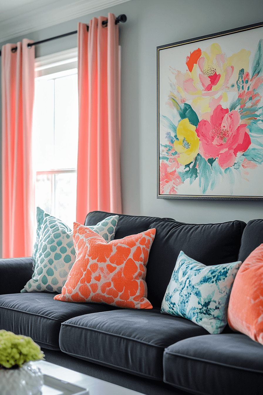 29 Charcoal Sofa Living Room Inspirations for a Bold and Sophisticated Look Charcoal sofa living room