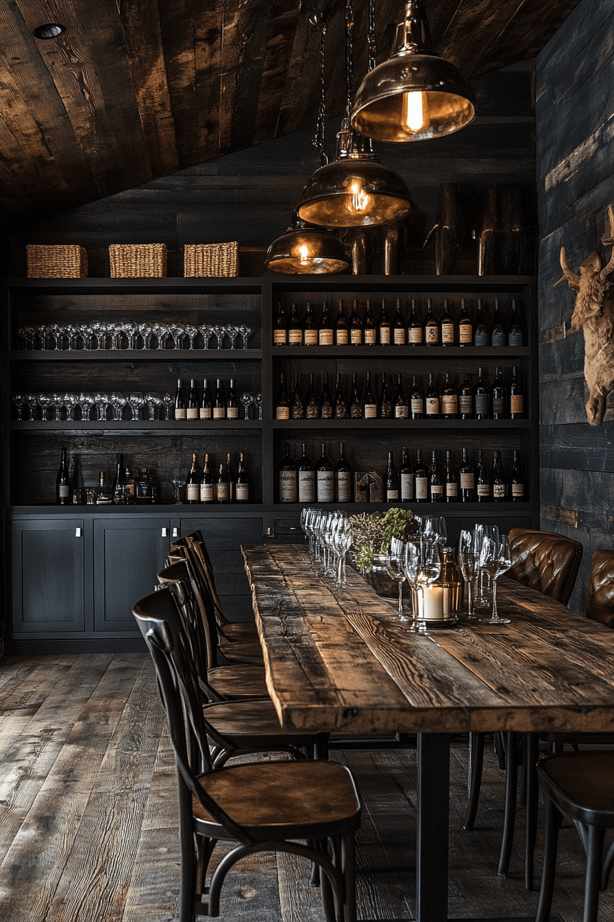29 Moody Dining Room Ideas to Create a Warm and Stylish Gathering Spot moody dining room