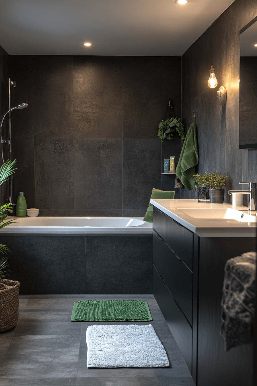 29 Moody Bathroom Designs That Will Elevate Your Home’s Aesthetic moody bathroom