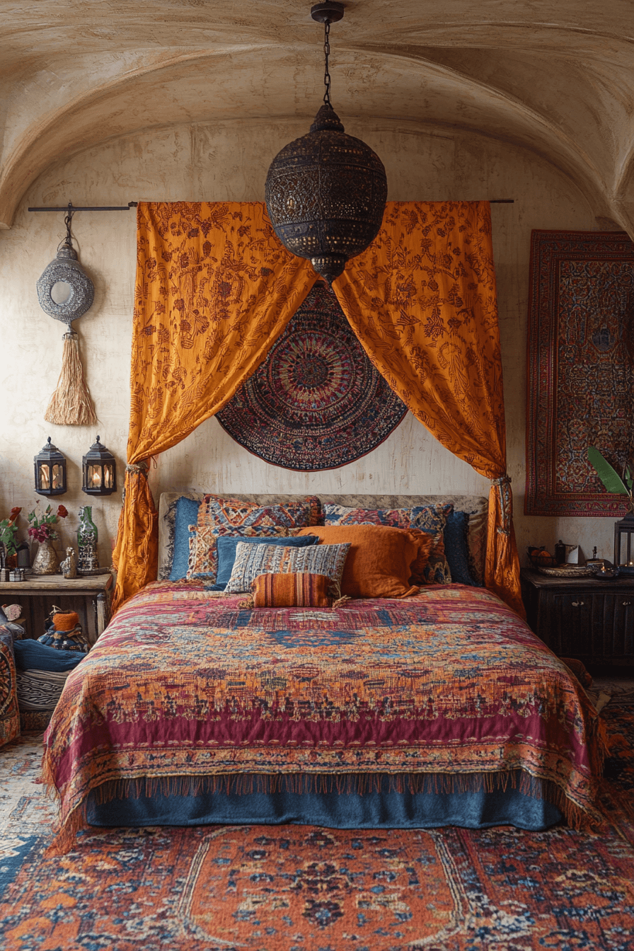 29 Boho Vintage Bedroom Inspirations That Bring Together Style and Comfort boho vintage bedroom