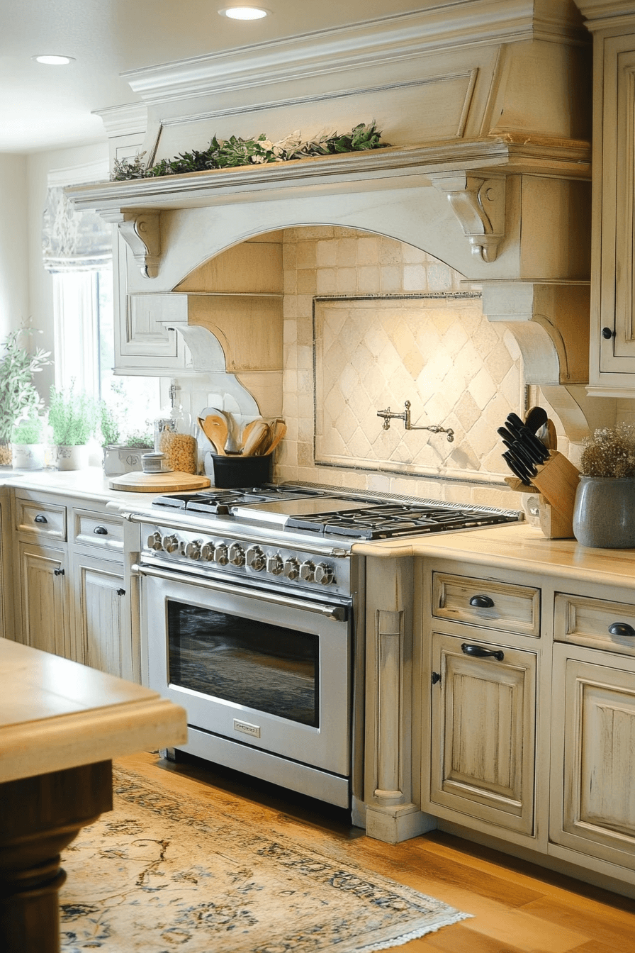 29 French Provincial Kitchen Interiors That Exude European Elegance french provincial kitchen