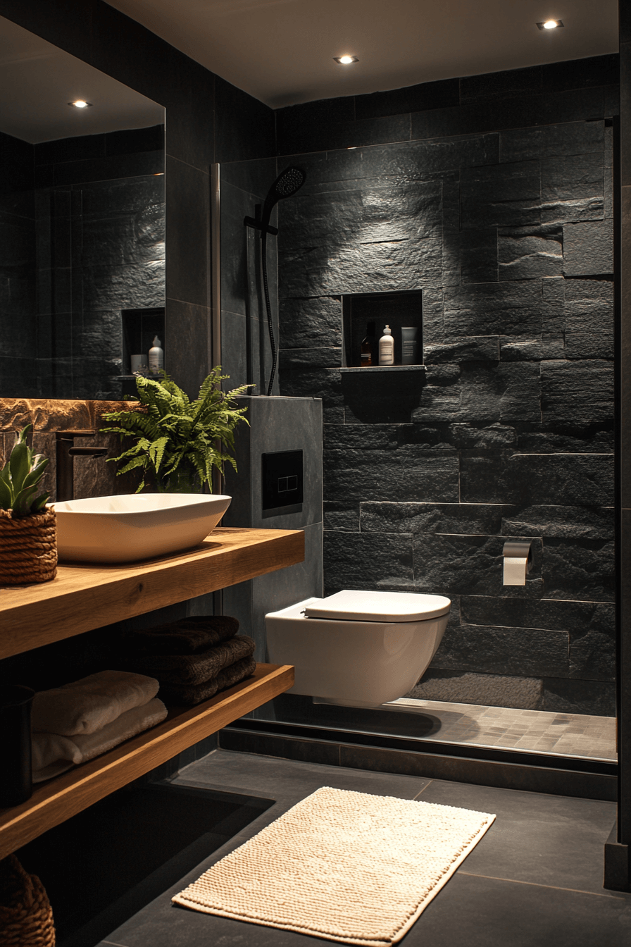 29 Moody Bathroom Designs That Will Elevate Your Home’s Aesthetic moody bathroom