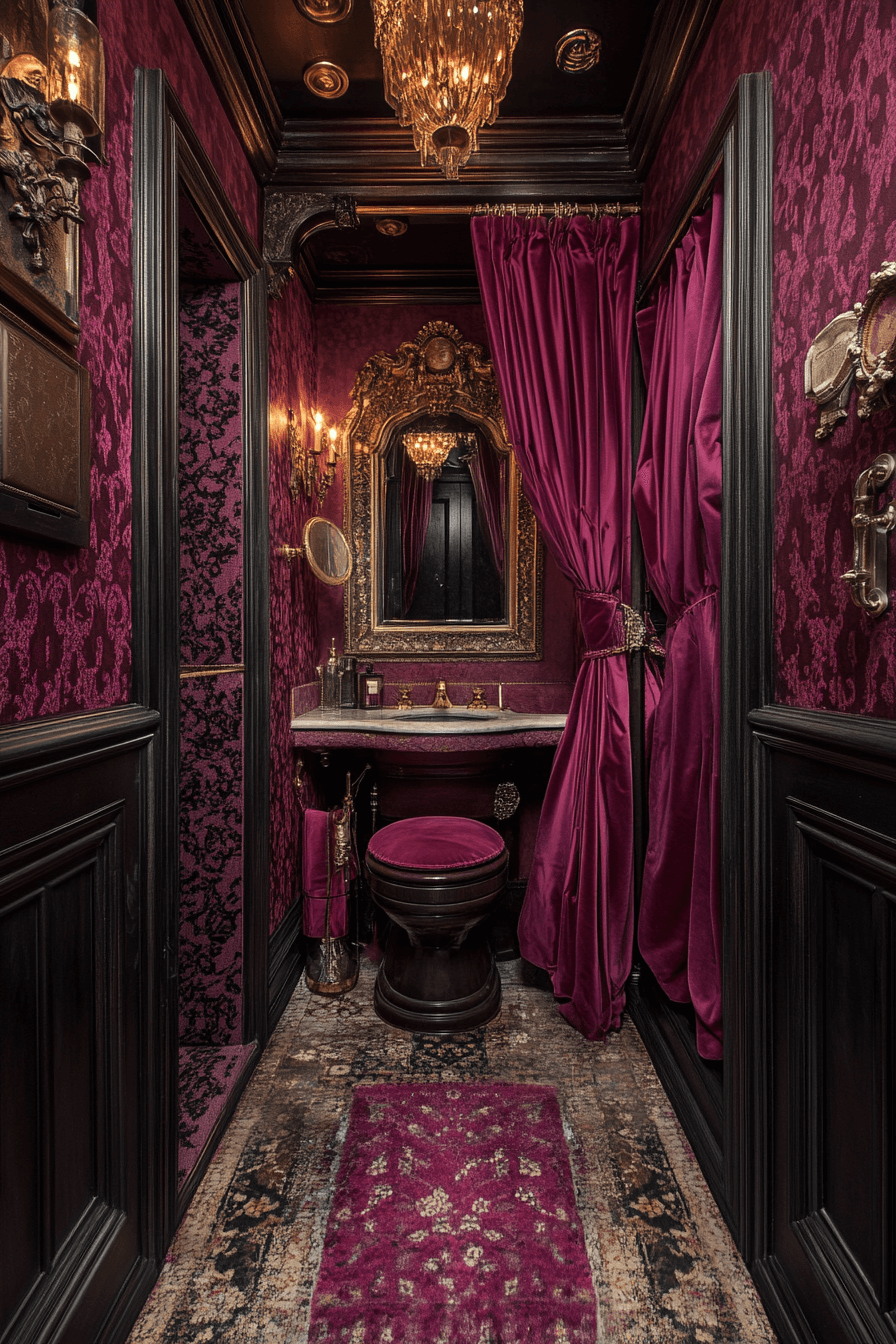 29 Moody Vintage Bathroom Ideas That Bring Classic Beauty to Your Home moody vintage bathroom