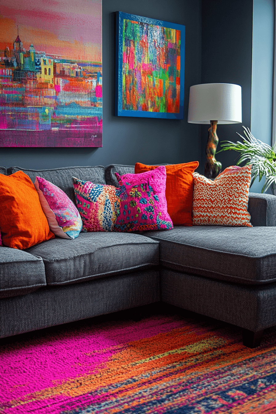 29 Charcoal Sofa Living Room Inspirations for a Bold and Sophisticated Look Charcoal sofa living room