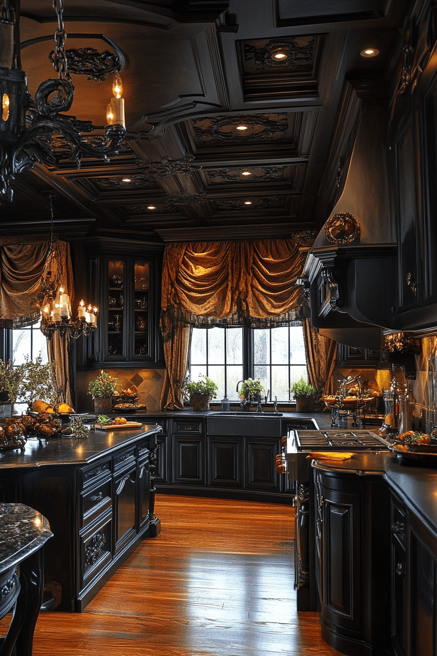 29 Moody Cottage Kitchen Inspirations to Embrace Simplicity and Depth moody cottage kitchen