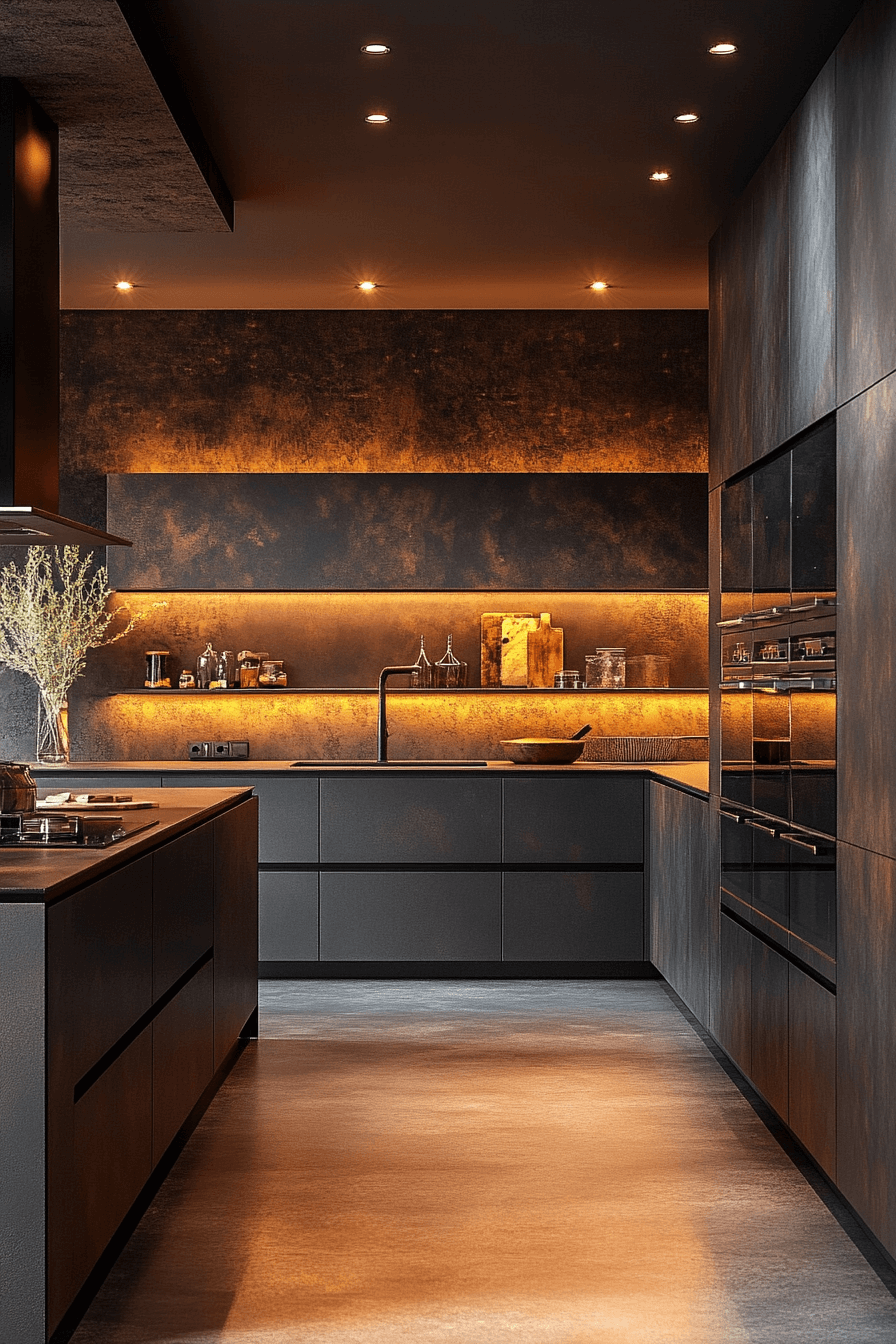 29 Moody Kitchen Cabinets That Turn Everyday Cooking Into a Mood moody kitchen cabinets