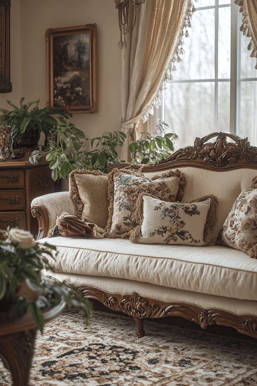29 French Provincial Living Room Ideas That Radiate Timeless Charm french provincial living room