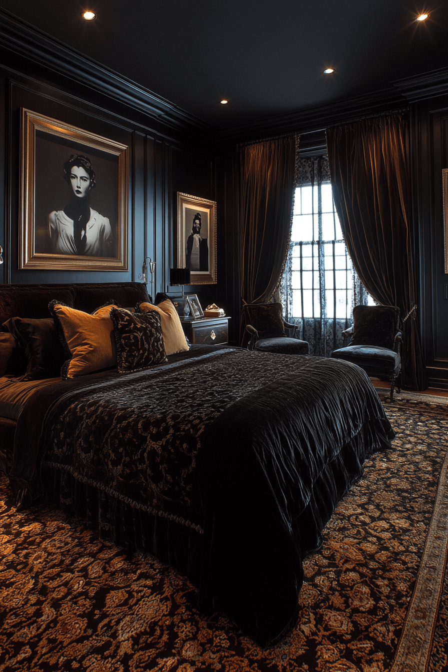 29 Moody Vintage Bedroom Designs That Blend Nostalgia with Style moody vintage bedroom