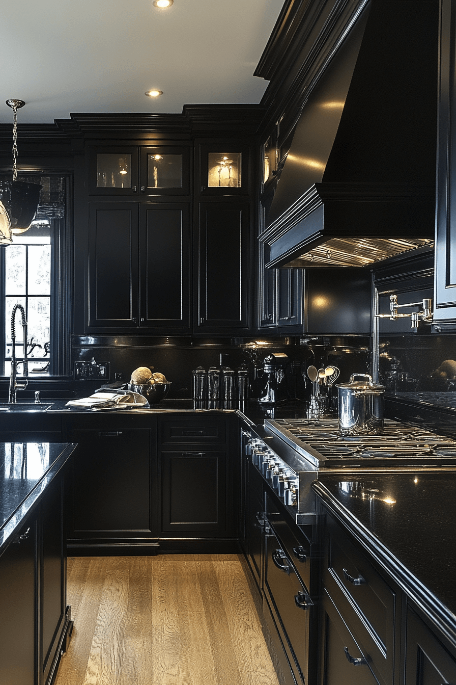 29 Dark and Moody Kitchen Inspirations That Bring Out the Best in Style dark and moody kitchen