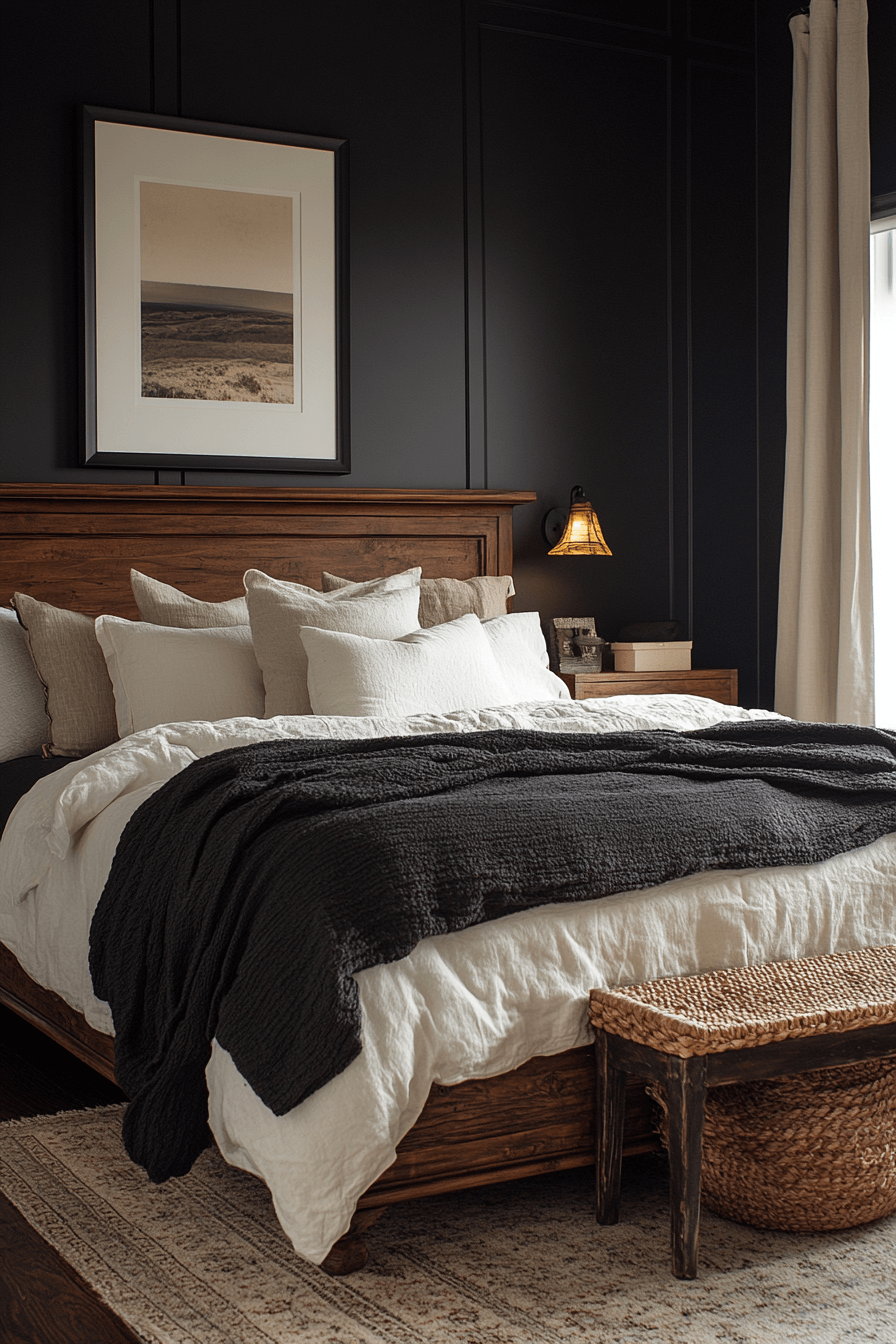 29 Moody Bedroom Ideas to Make Your Bedroom Feel Like a Luxurious Haven moody bedroom