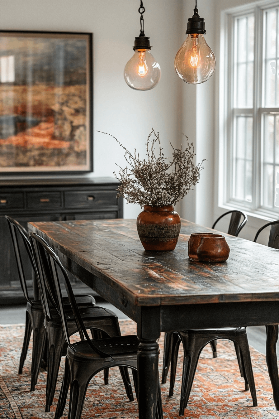 29 Modern Vintage Dining Room Inspirations for a Beautifully Eclectic Vibe modern vintage dining room