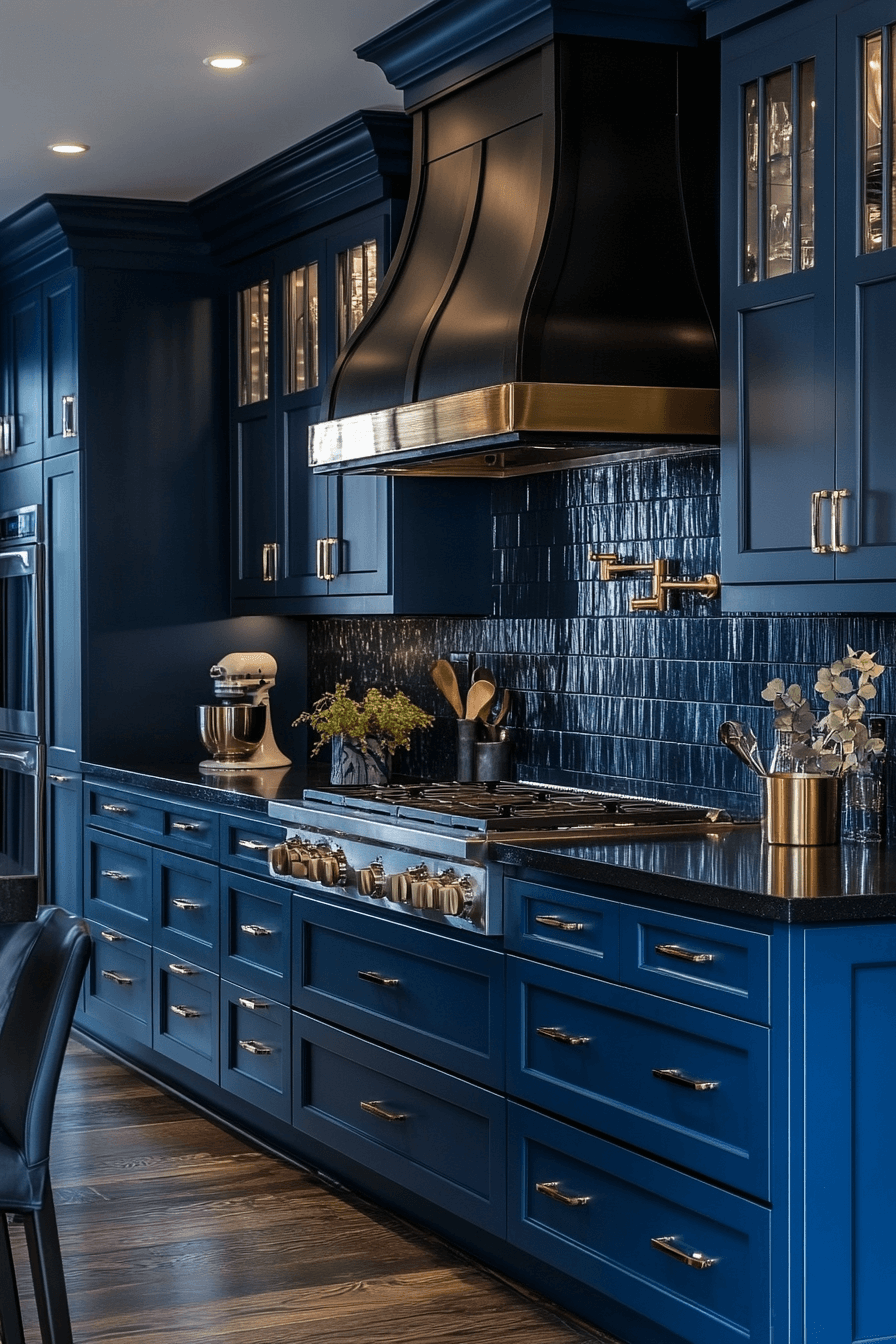 29 Dark Kitchen Aesthetic Inspirations to Create a Bold Cooking Space dark kitchen aesthetic