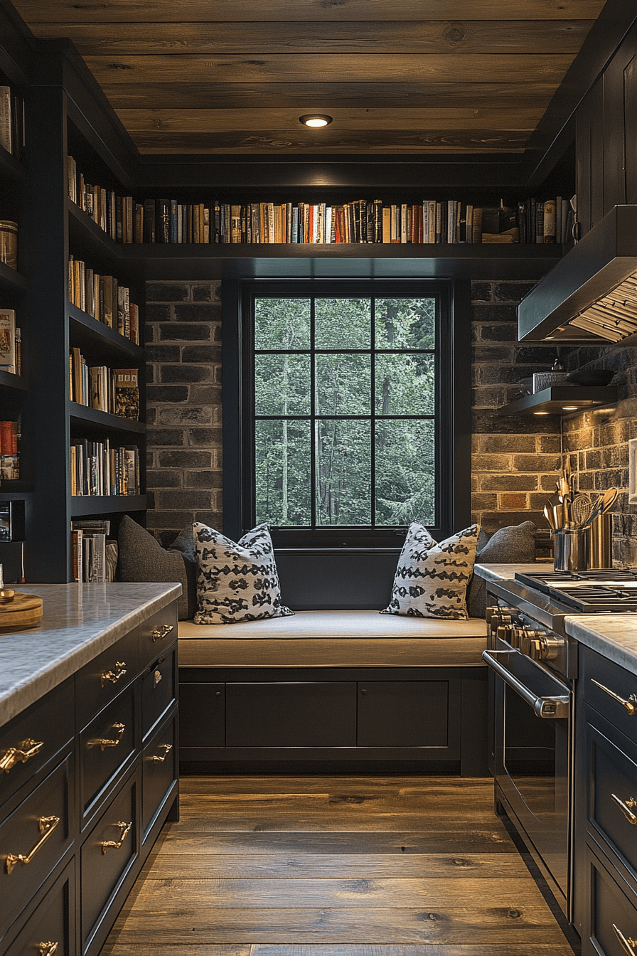 29 Dark Academia Kitchen Inspirations for a Thoughtfully Styled Space dark academia kitchen