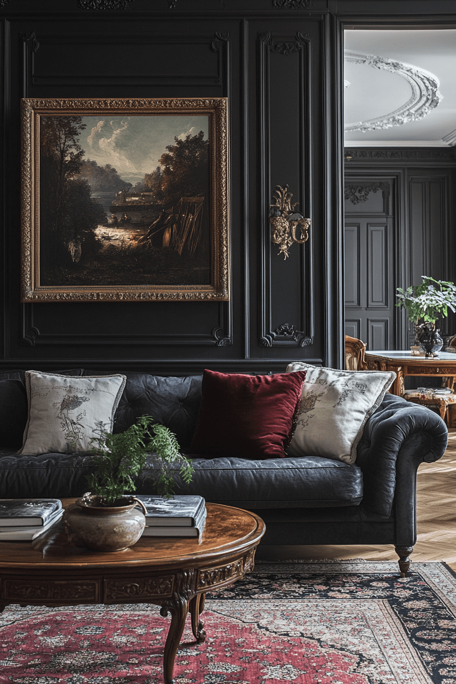 29 Charcoal Sofa Living Room Inspirations for a Bold and Sophisticated Look Charcoal sofa living room