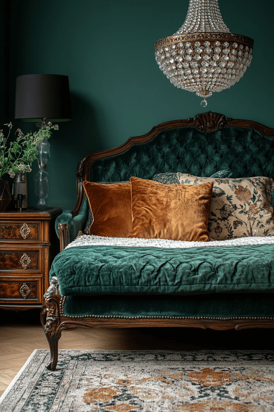 29 Moody Vintage Bedroom Designs That Blend Nostalgia with Style moody vintage bedroom
