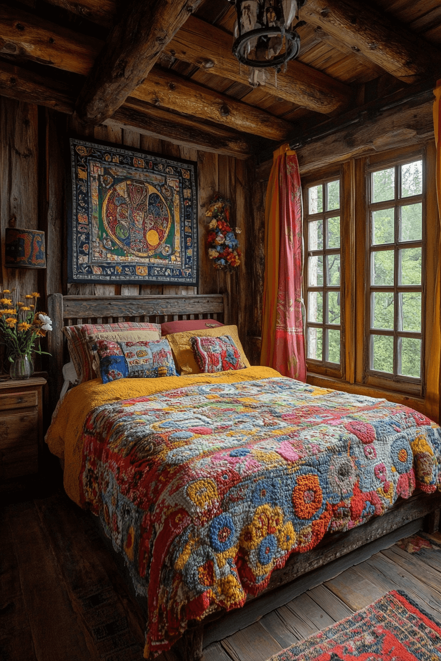 29 Boho Gothic Bedroom Ideas to Mix Vintage Charm with Bold Statement Pieces boho gothic bedroom