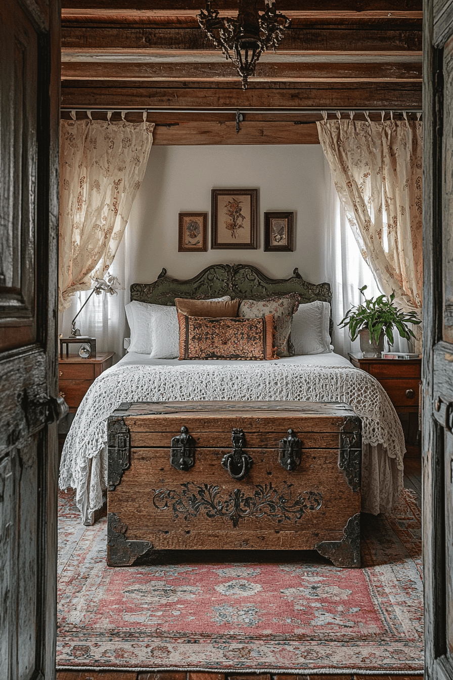 29 Boho Vintage Bedroom Inspirations That Bring Together Style and Comfort boho vintage bedroom