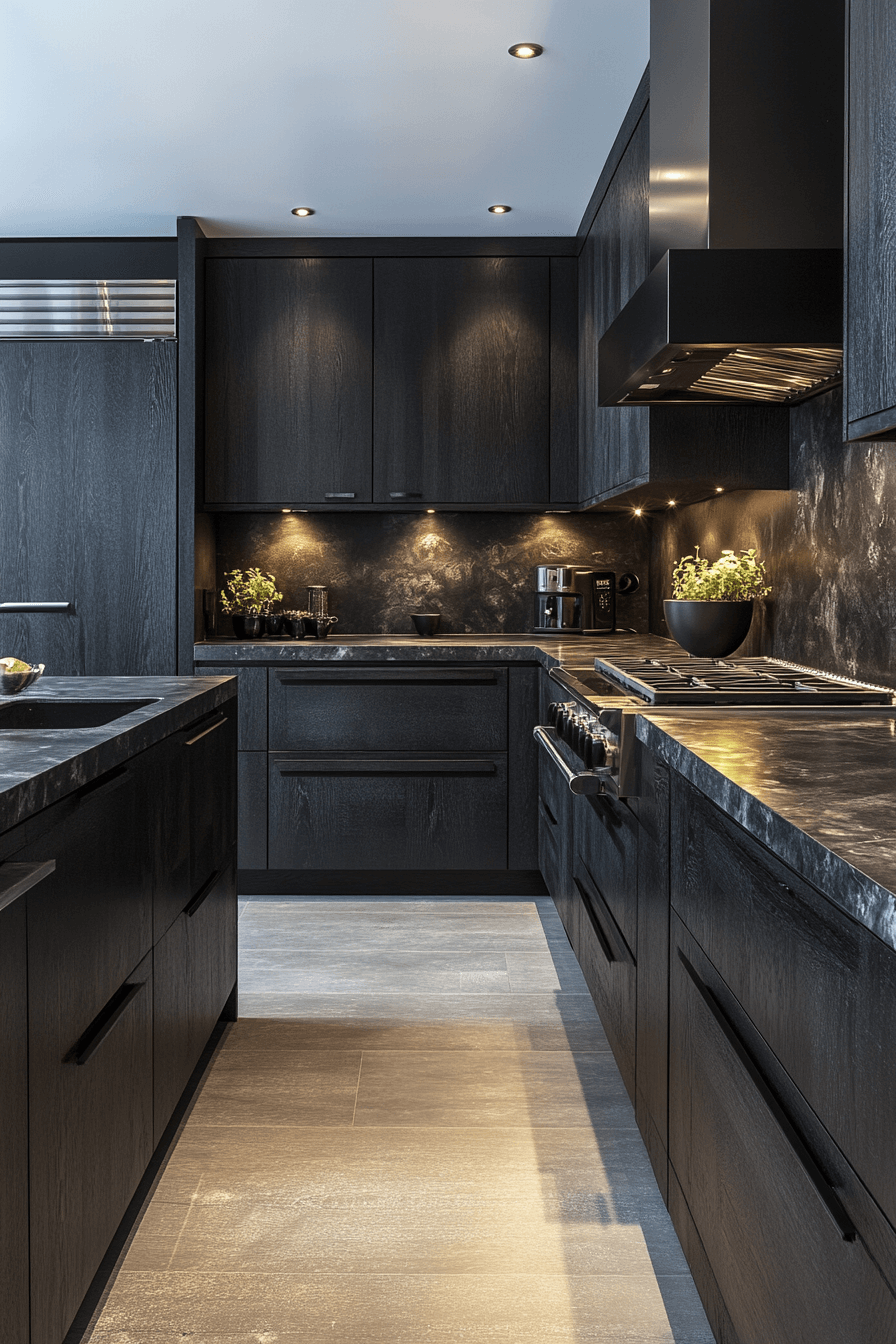 29 Dark and Moody Kitchen Inspirations That Bring Out the Best in Style dark and moody kitchen