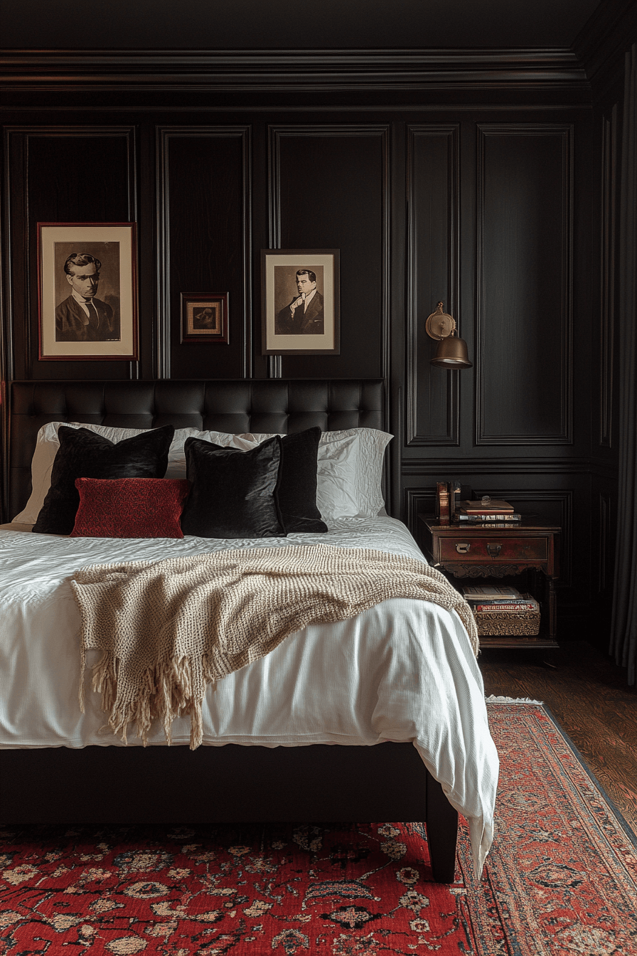29 Moody Vintage Bedroom Designs That Blend Nostalgia with Style moody vintage bedroom