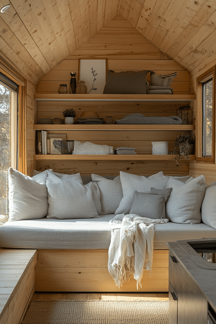29 Tiny Cabins Interiors to Transform Your Small Space into a Sanctuary Tiny Cabins Interiors