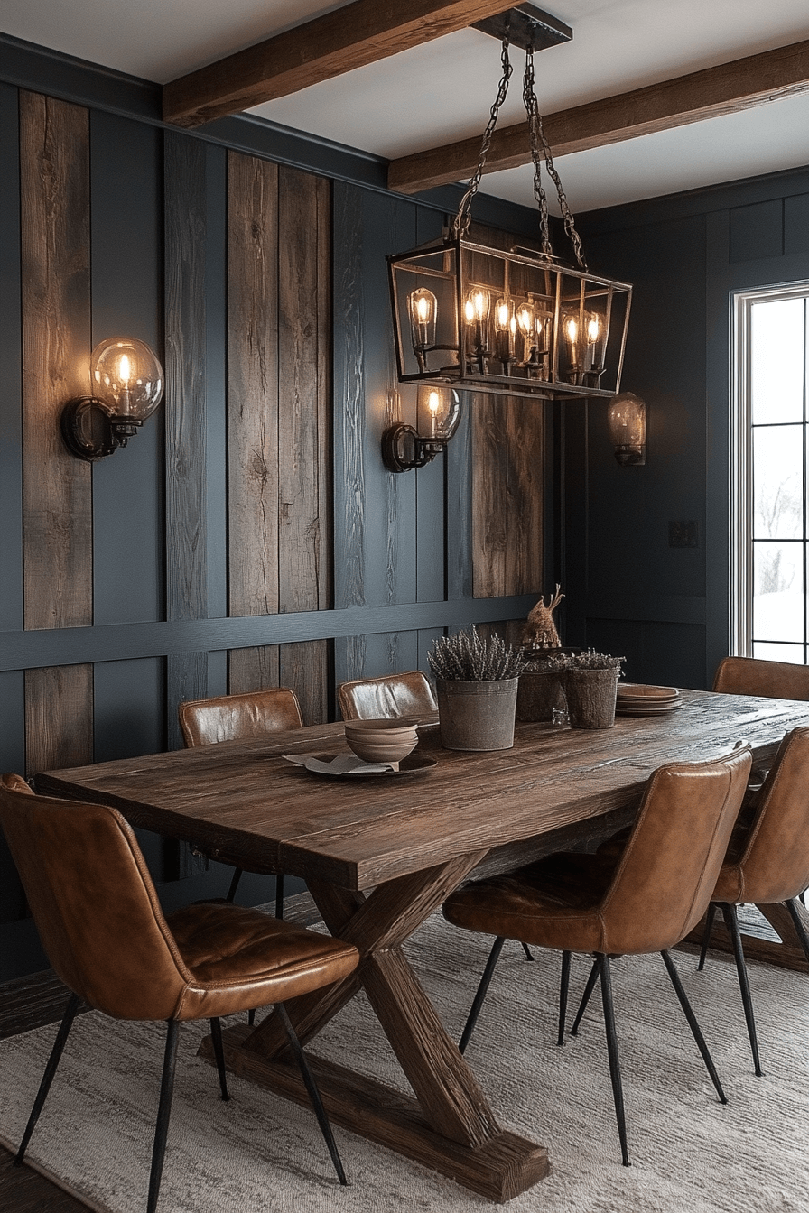 29 Moody Dining Room Ideas to Create a Warm and Stylish Gathering Spot moody dining room