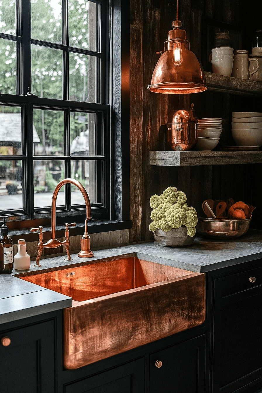 29 Moody Cottage Kitchen Inspirations to Embrace Simplicity and Depth moody cottage kitchen