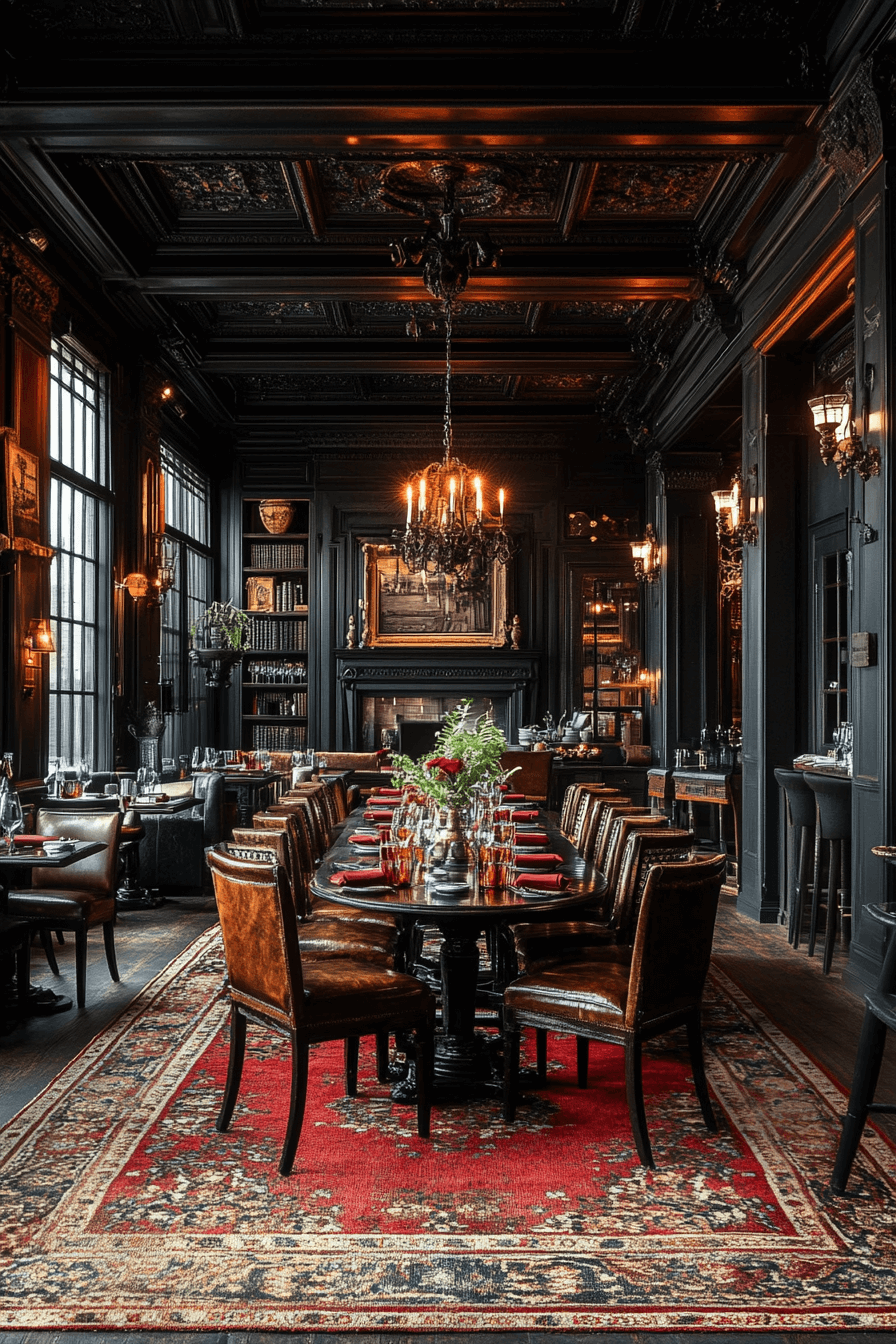 29 Moody Vintage Dining Room Ideas That Turn Mealtime Into a Mood moody vintage dining room