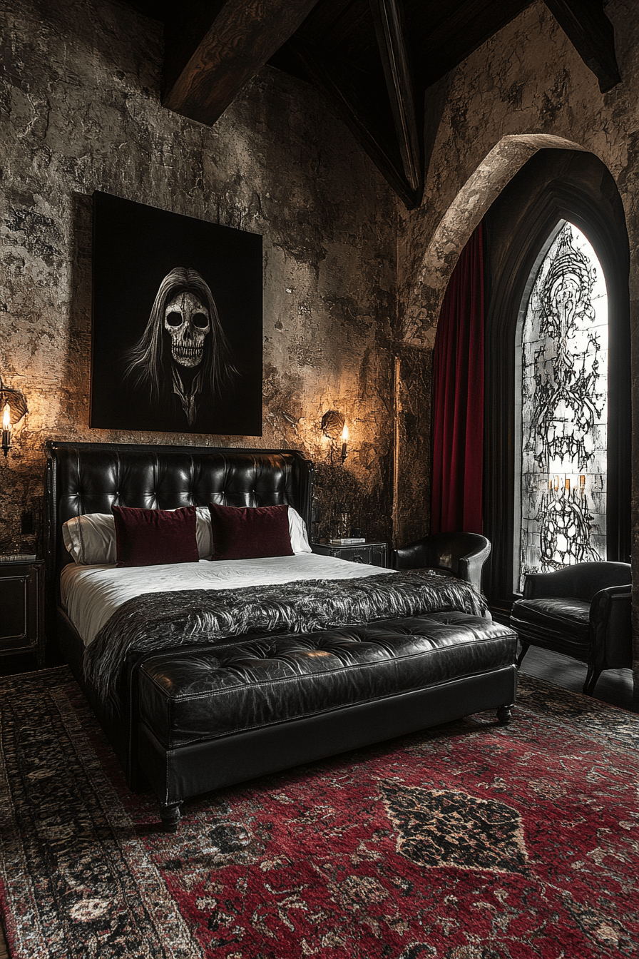 29 Boho Gothic Bedroom Ideas to Mix Vintage Charm with Bold Statement Pieces boho gothic bedroom