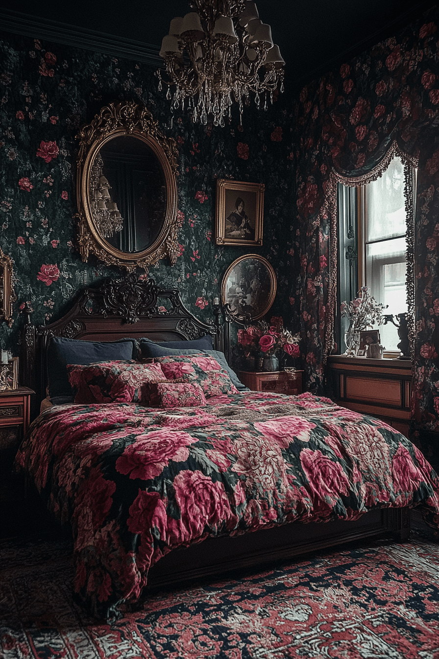 29 Moody Vintage Bedroom Designs That Blend Nostalgia with Style moody vintage bedroom