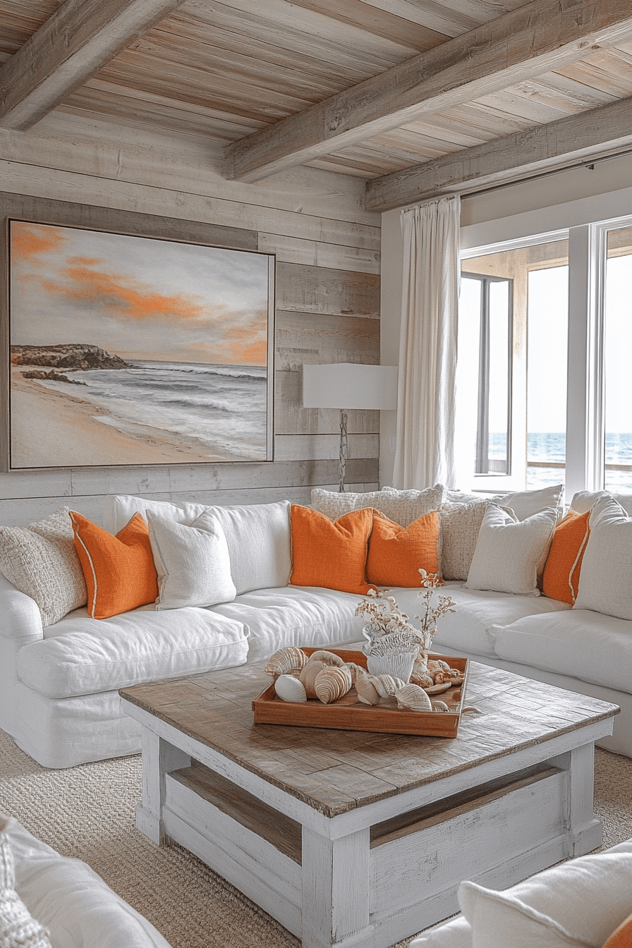 29 Grey and Orange Living Room Designs That Celebrate Contrast and Style Grey and orange living room