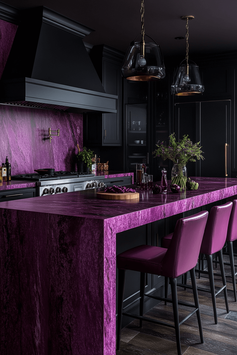 29 Dark Kitchen Aesthetic Inspirations to Create a Bold Cooking Space dark kitchen aesthetic
