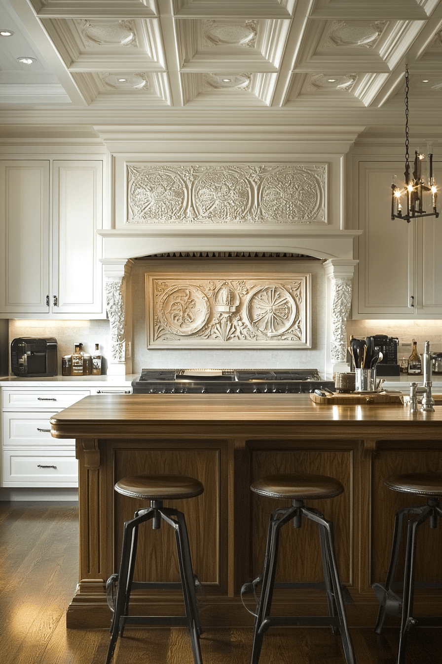 29 Neoclassical Kitchen Inspirations to Create a Truly Timeless Culinary Experience neoclassical kitchen