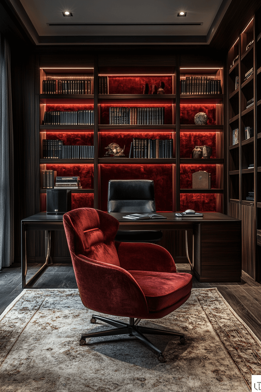 29 Moody Office Inspirations for a Comfortable and Inspiring Work Area moody office