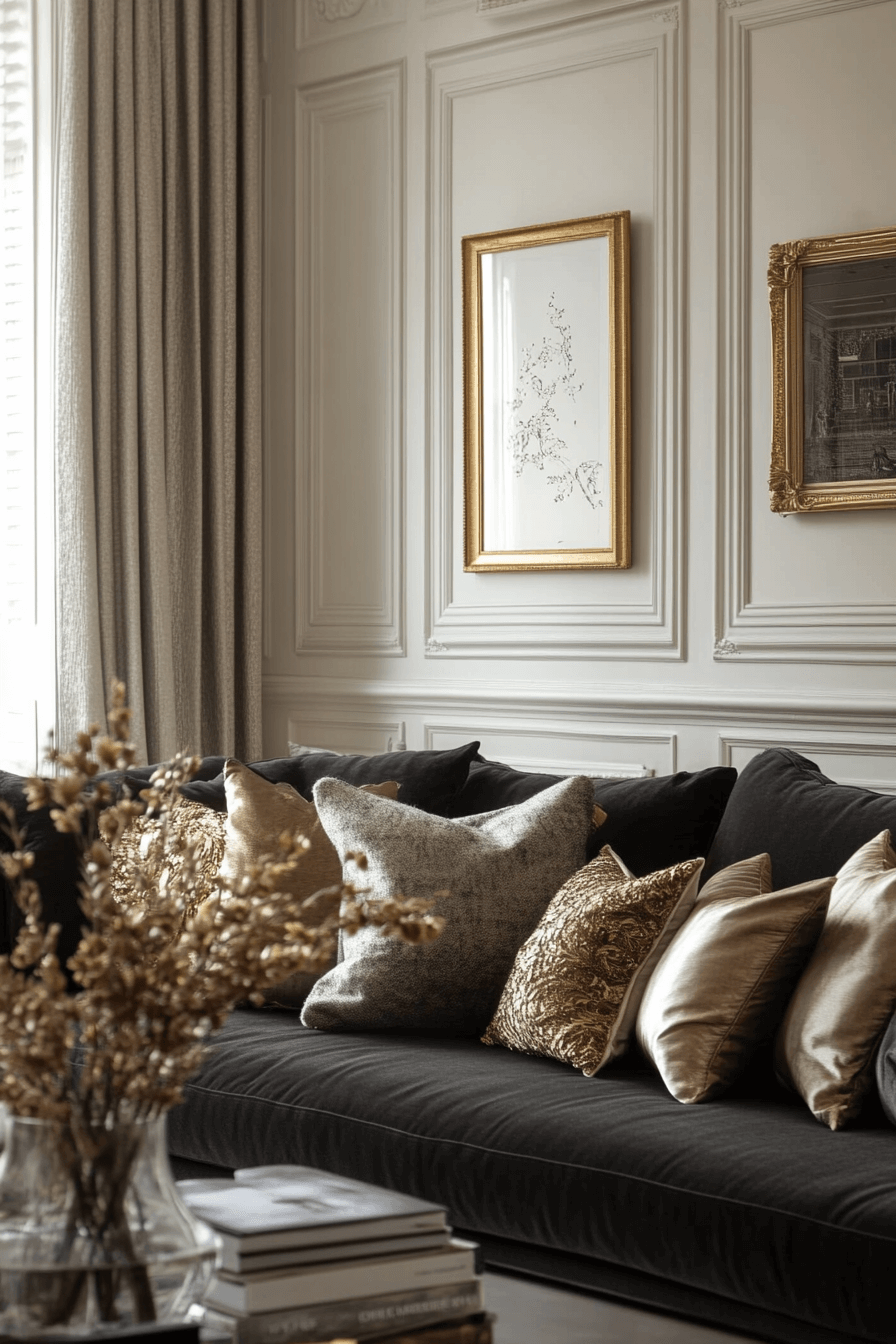 29 Charcoal Sofa Living Room Inspirations for a Bold and Sophisticated Look Charcoal sofa living room