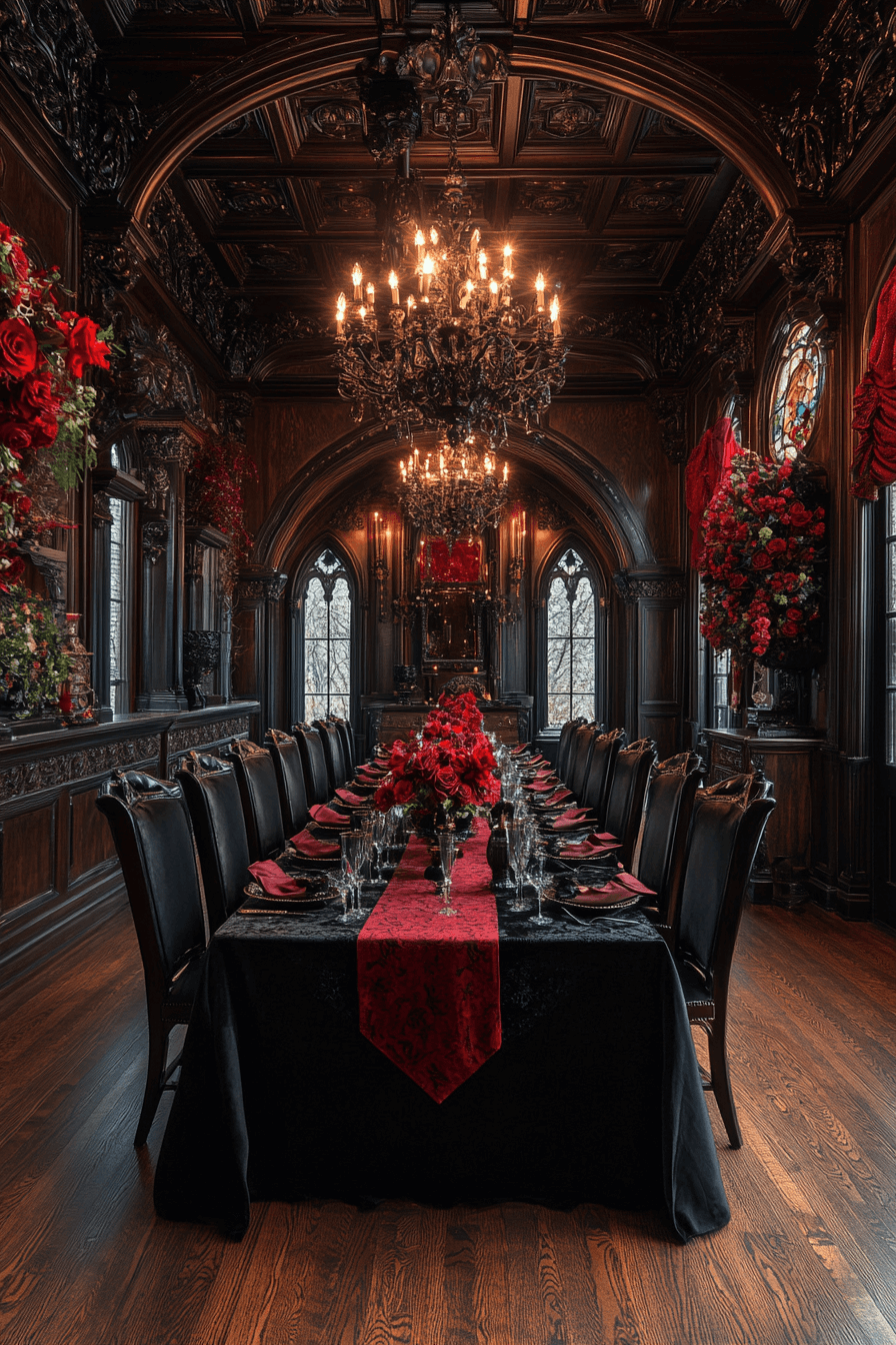 29 Moody Dining Room Ideas to Create a Warm and Stylish Gathering Spot moody dining room