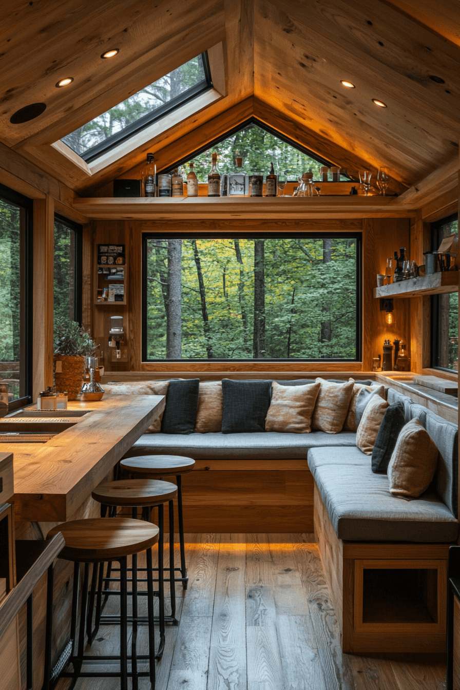 29 Tiny Cabins Interiors to Transform Your Small Space into a Sanctuary Tiny Cabins Interiors
