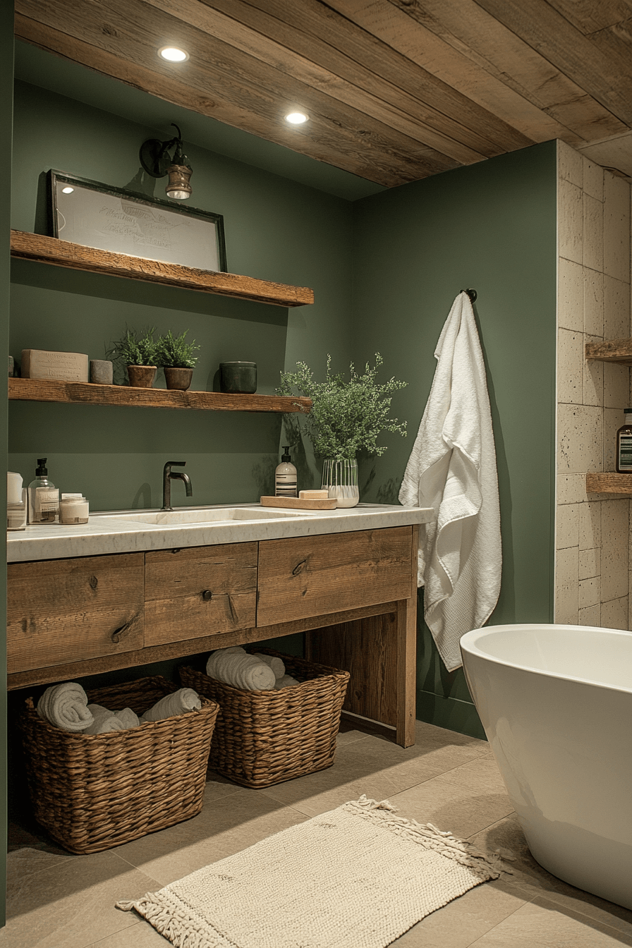 29 Moody Bathroom Designs That Will Elevate Your Home’s Aesthetic moody bathroom