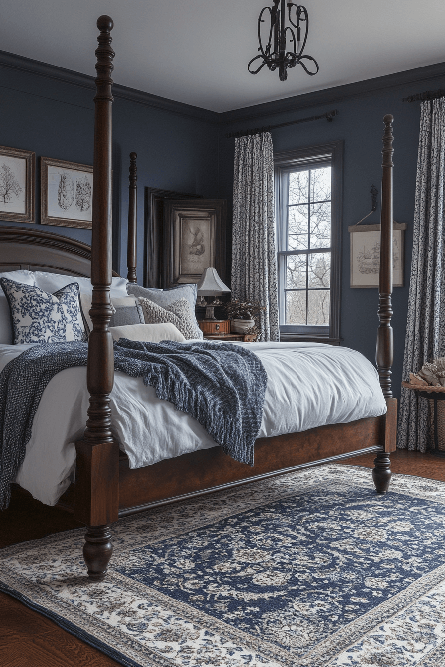 29 Moody Vintage Bedroom Designs That Blend Nostalgia with Style moody vintage bedroom