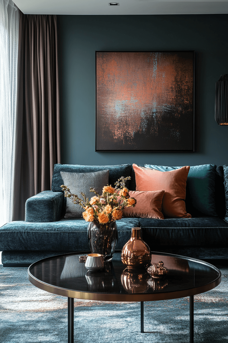 29 Moody Vintage Living Room Ideas That Bring Classic Elegance to Life moody vintage living room