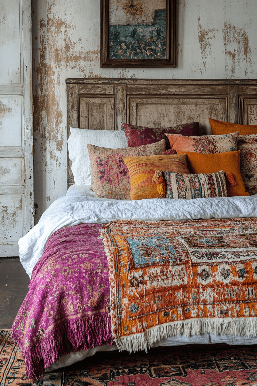 29 Boho Vintage Bedroom Inspirations That Bring Together Style and Comfort boho vintage bedroom