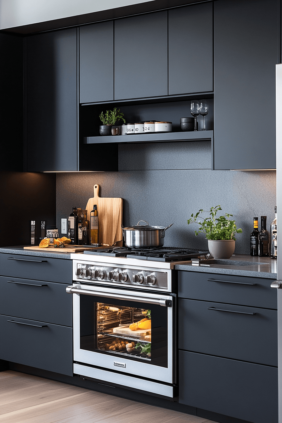 29 Small Moody Kitchen Inspirations That Turn Darkness into Delight small moody kitchen
