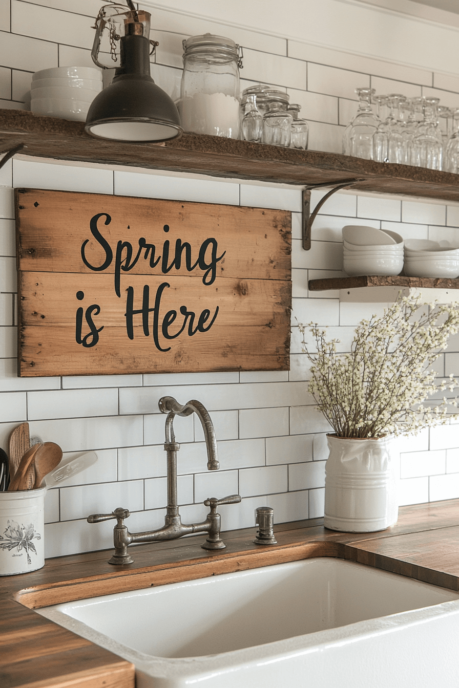 29 Farmhouse Spring Home Decor Ideas to Freshen Up Your Space farmhouse spring home decor ideas