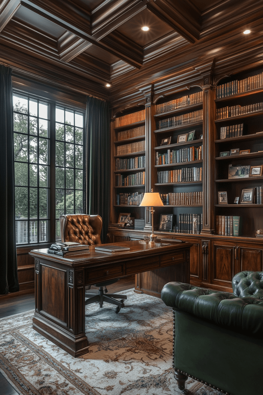 29 Moody Office Inspirations for a Comfortable and Inspiring Work Area moody office